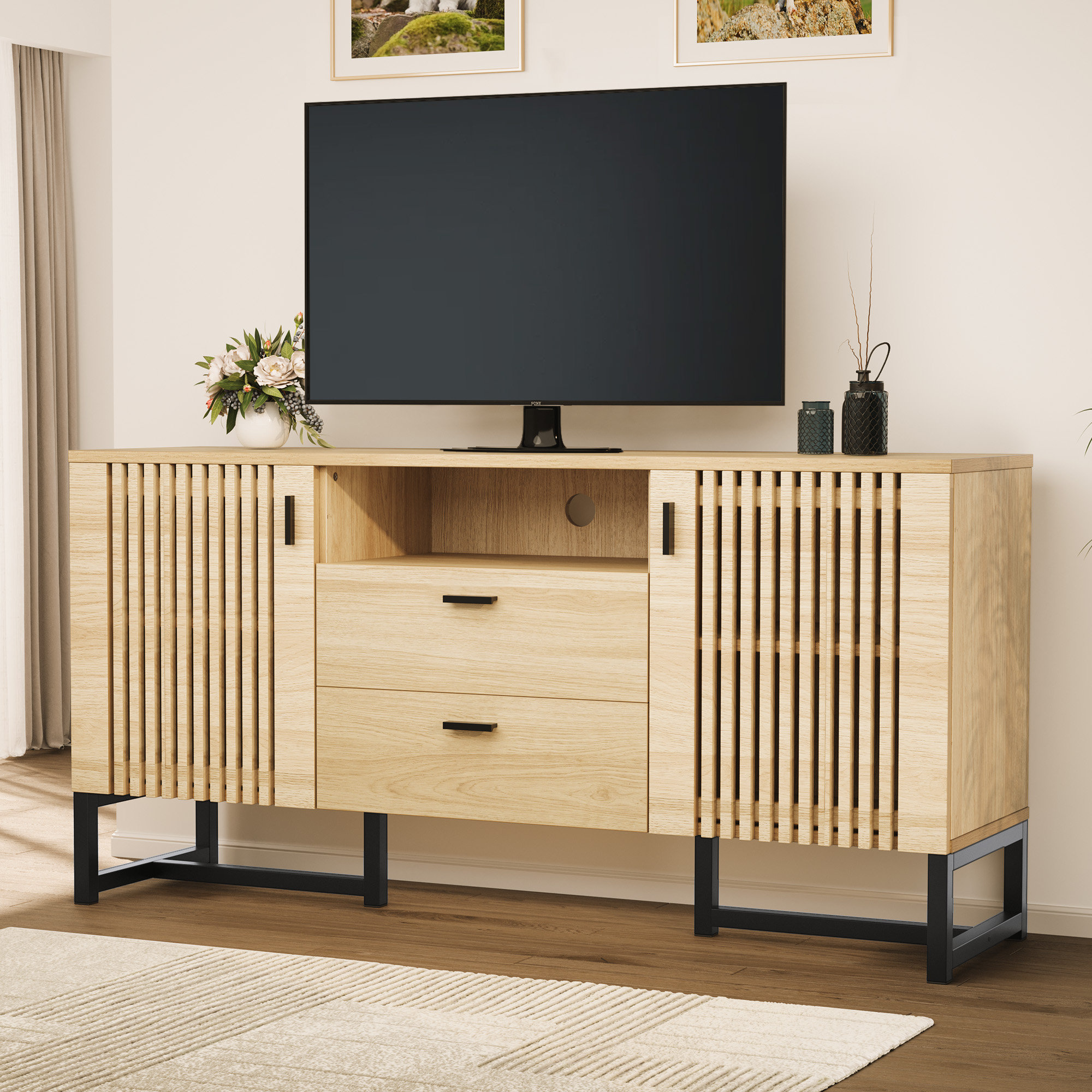 Latitude Run® 59'' W Storage Credenza | Wayfair